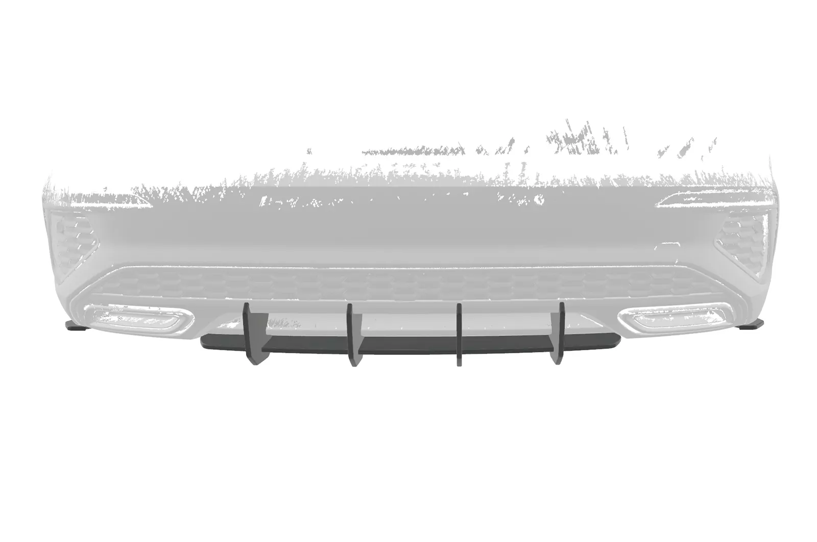 Racing Diffusor / Heckansatz für Audi A3 8Y S-Line HA327