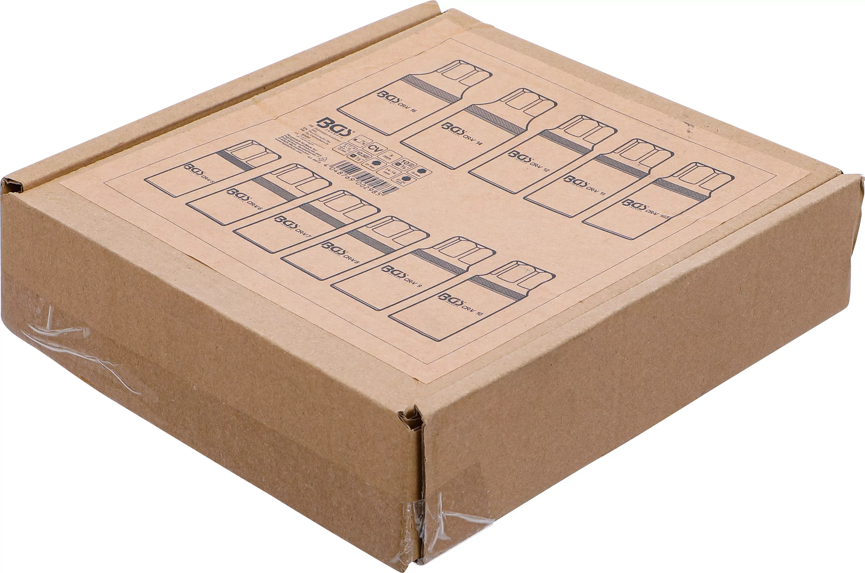 Werkstattwageneinlage 1/6: Stehbolzen-Ausdreher-Satz | 5 - 16 mm | 11-tlg.