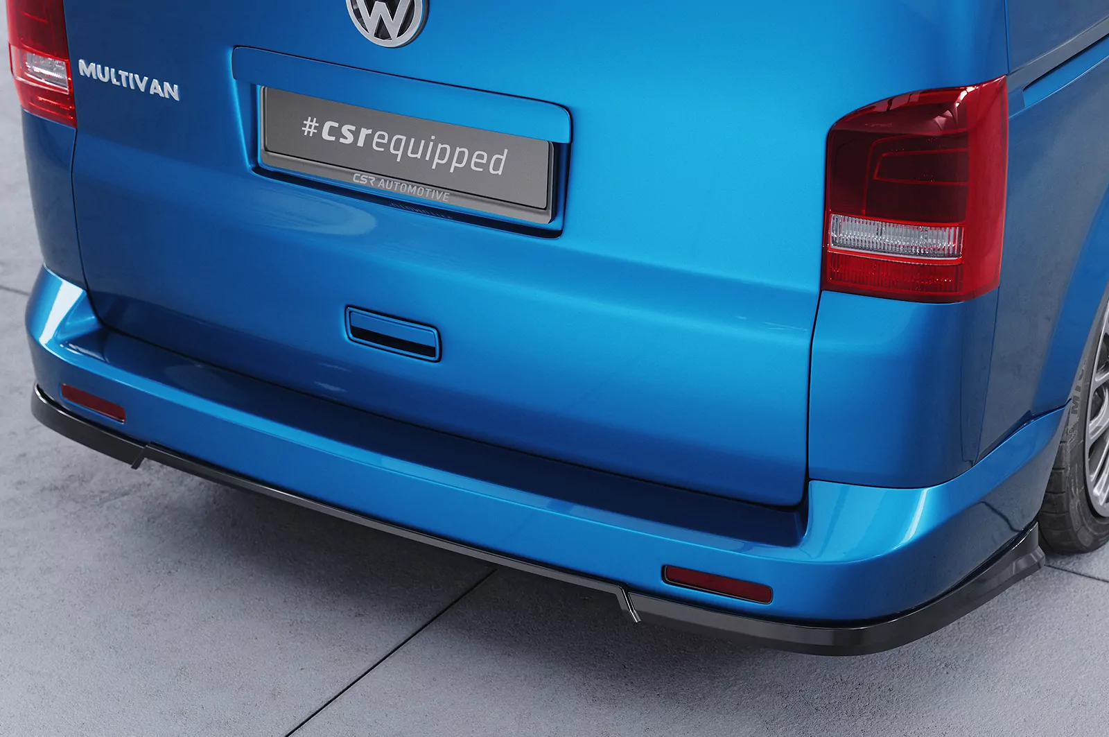 Heckansatz für VW T5 HA269 Strukturiert (schwarz matt)