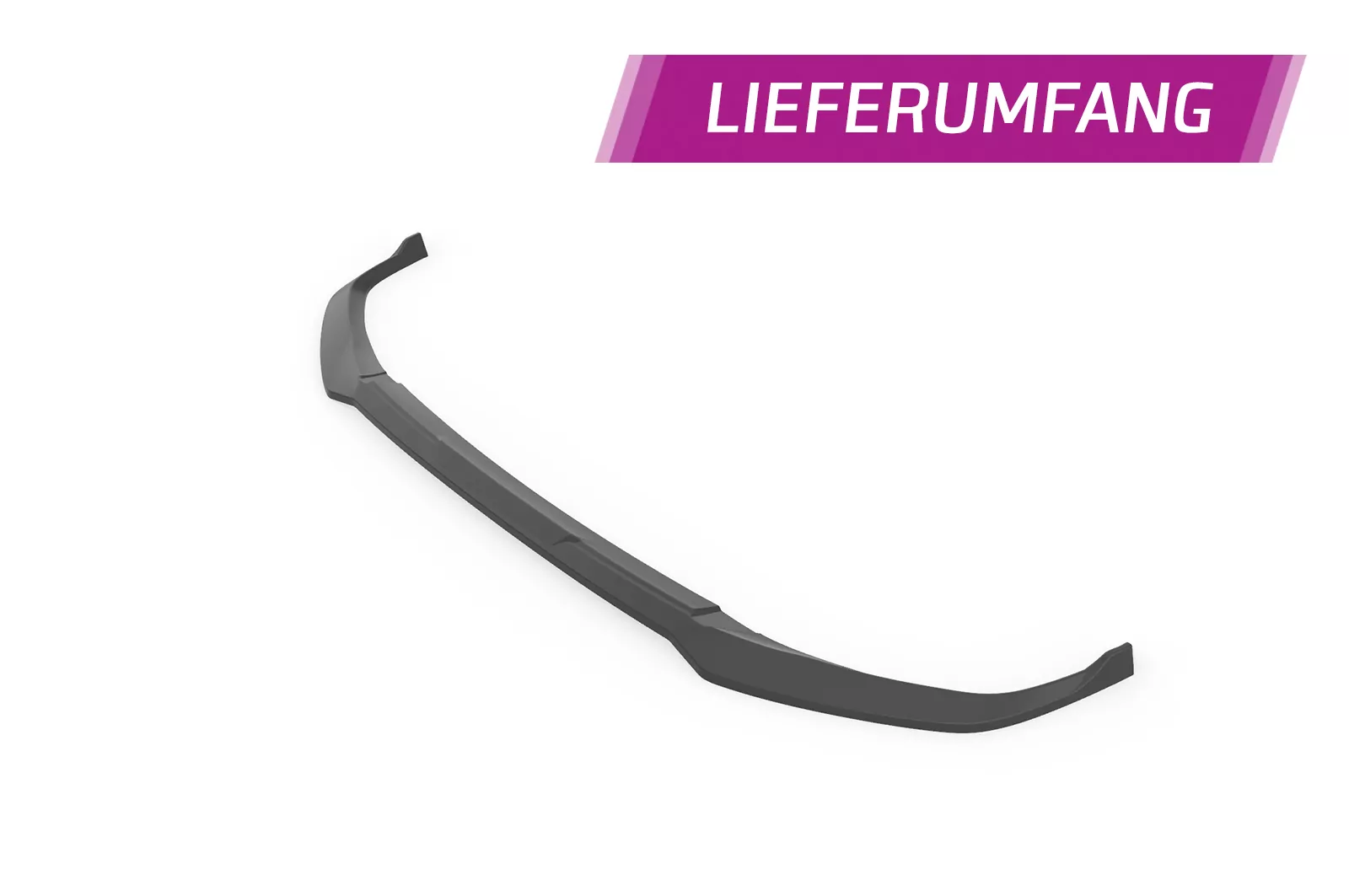 Cup-Spoilerlippe mit ABE für BMW X3 G01 / X4 G02 M-Paket CSL722 Schwarz Strukturiert