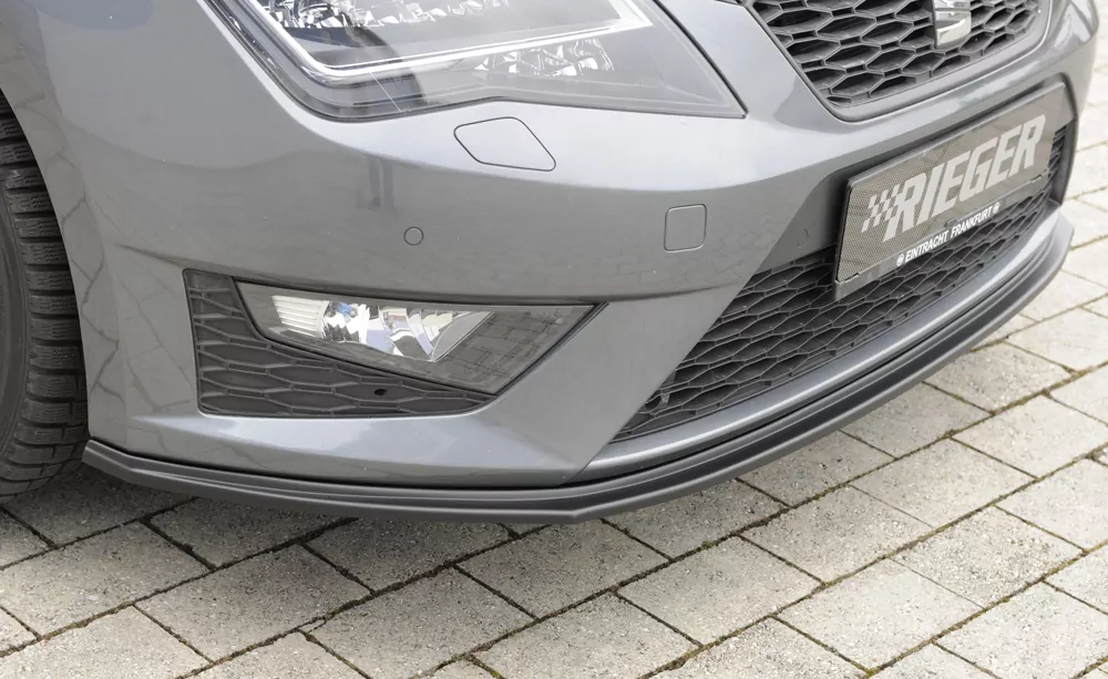 Rieger Spoilerschwert für Seat Leon FR (5F) | 5-tür. 01.13-12.16 (bis Facelift) für orig. FR-/ Cupra-Frontschürze