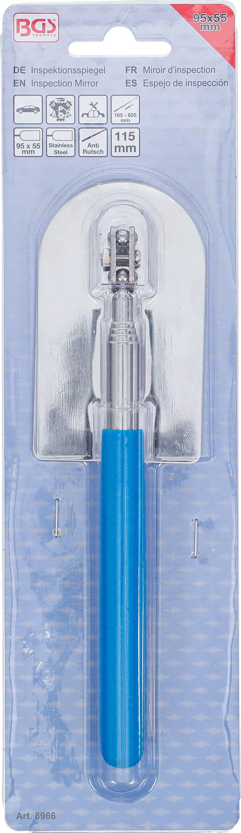 Inspektionsspiegel | 80 x 50 mm