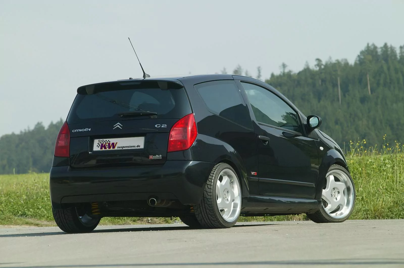 KW Gewindefahrwerk V2 inox CITROËN C2 (JM_) 07/2003-09/2017