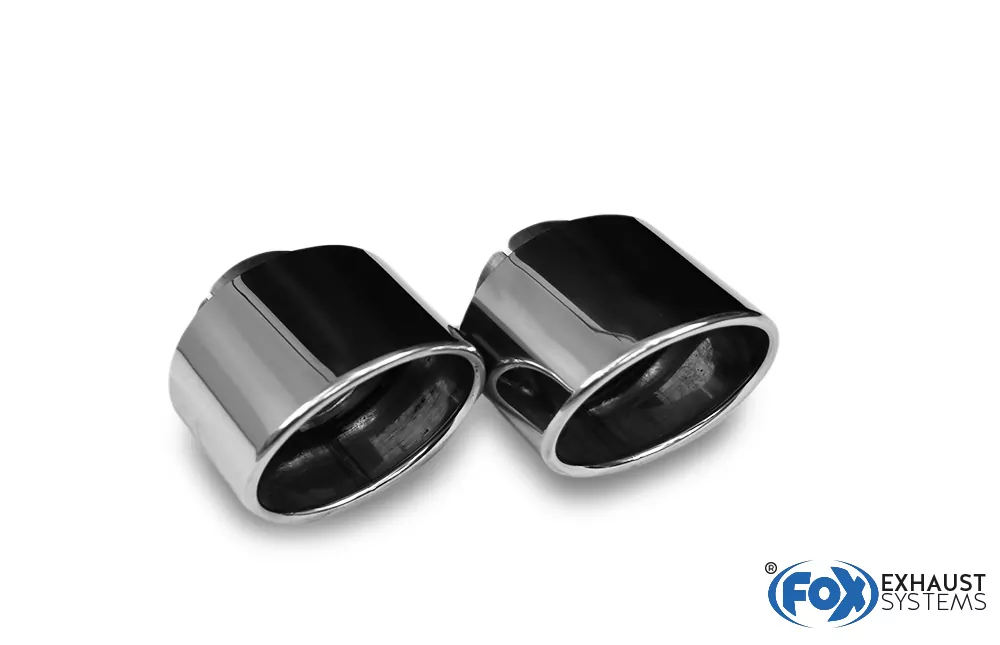 Hyundai i30N Performance + Fastback  Endrohre passend auf den originalen Endschalldämpfer - 129x106 Typ 32 rechts/links