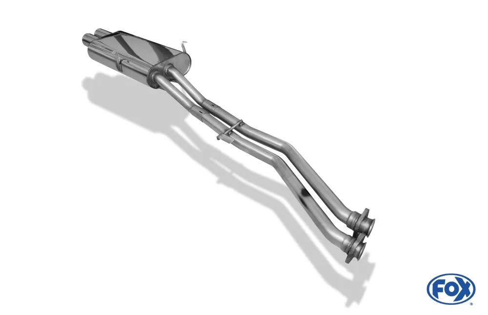 BMW E30 320i/ 325i Facelift  Endschalldämpfer - 2x76 Typ 13