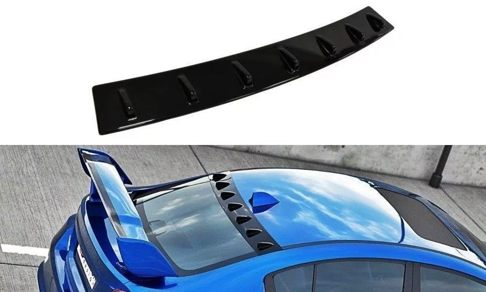 Heckscheiben Spoiler Passend Für Subaru WRX STI Schwarz Hochglanz Schwarz Hochglanz