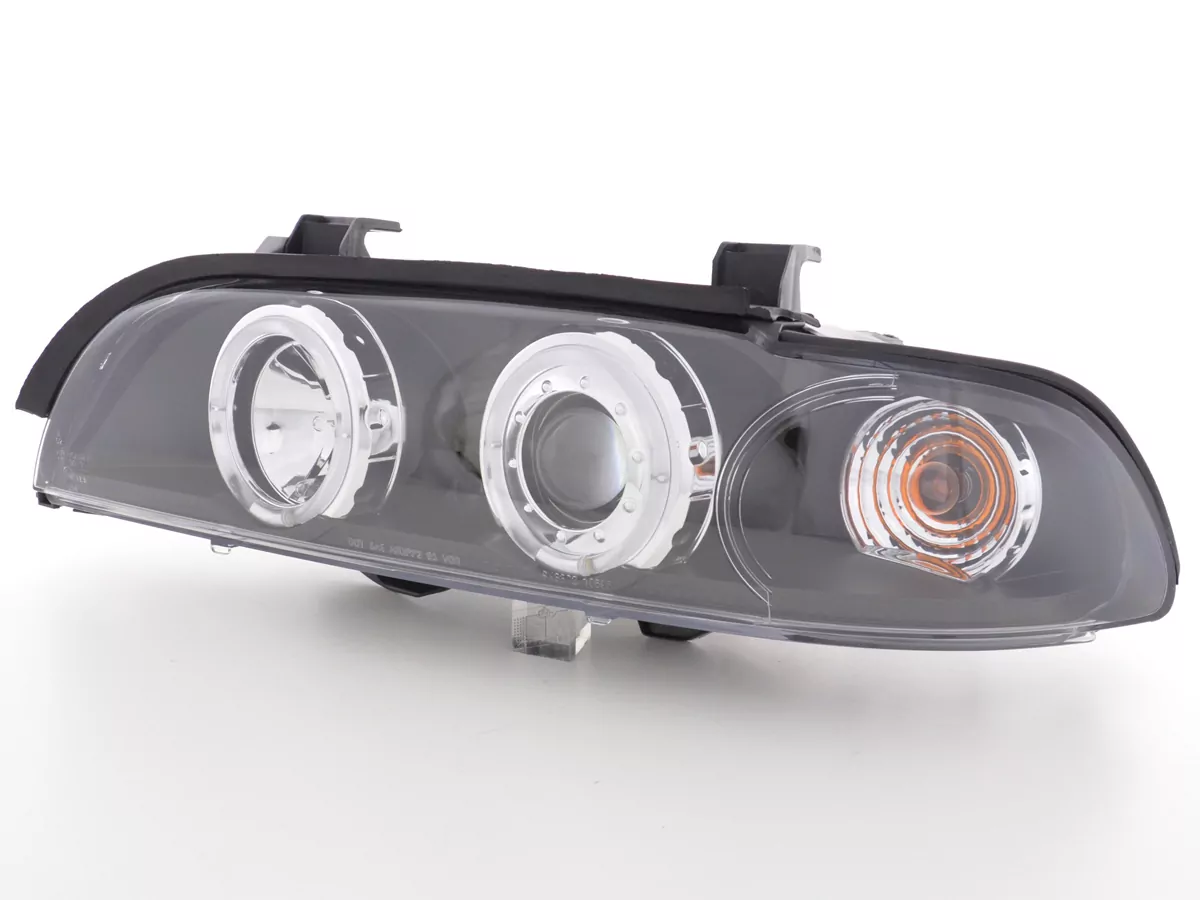 Scheinwerfer Set BMW 5er Typ E39 Bj. 95-00 schwarz
