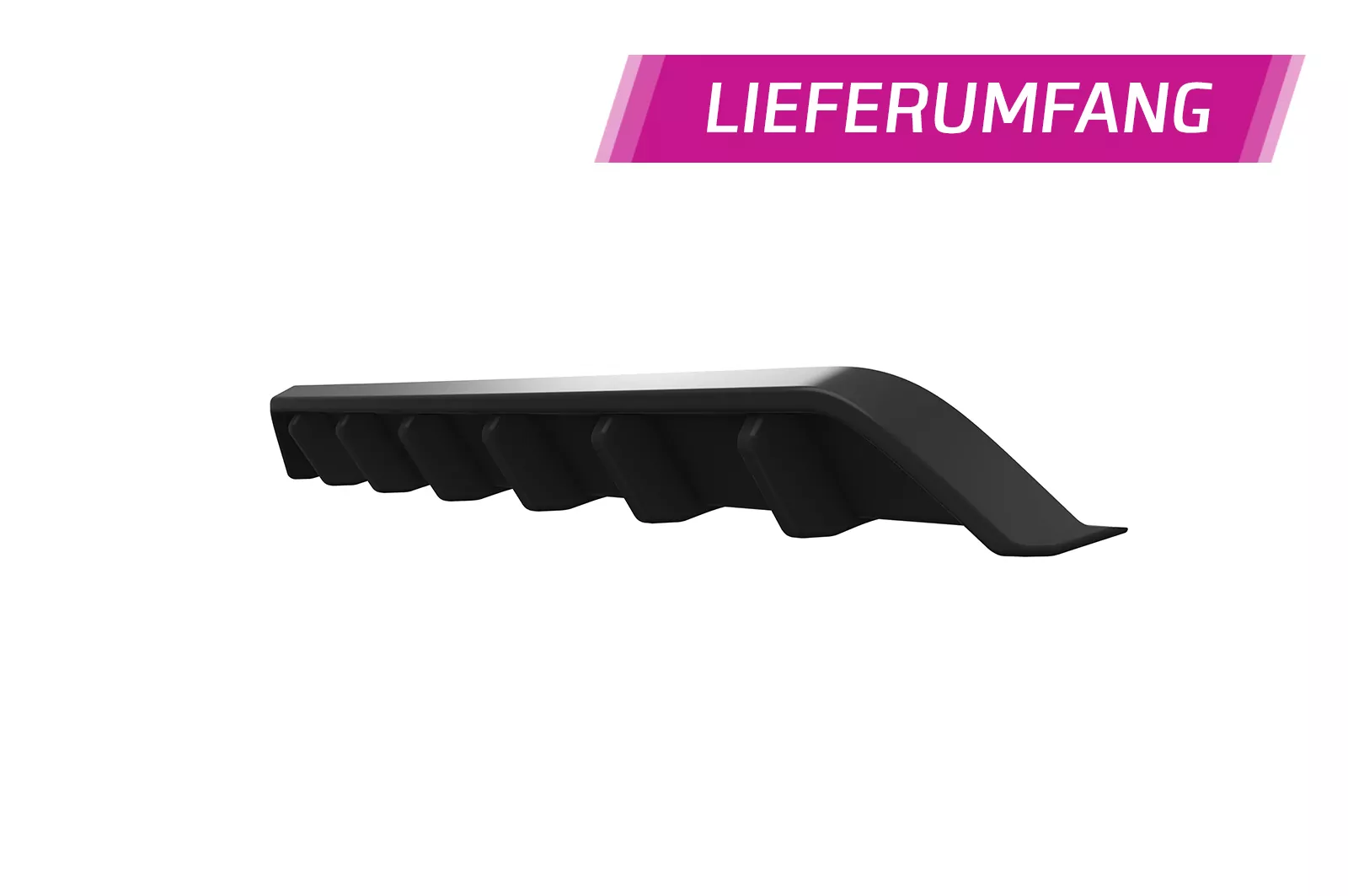 Heckansatz für BMW 3er G20 / G21 HA481 Schwarz Strukturiert