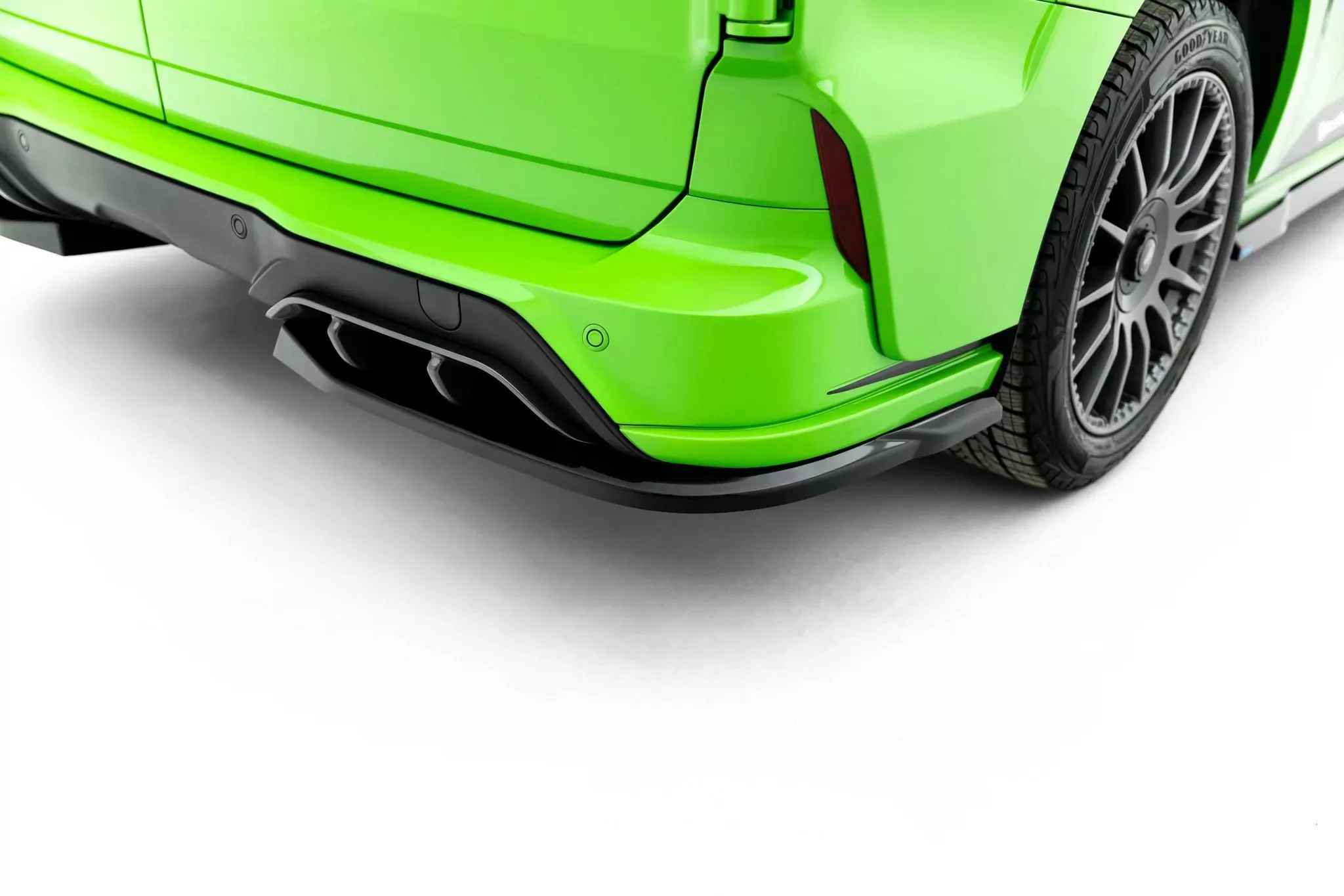 Heck Ansatz Flaps Diffusor Passend Für Ford Transit Custom MSRT Mk2 
