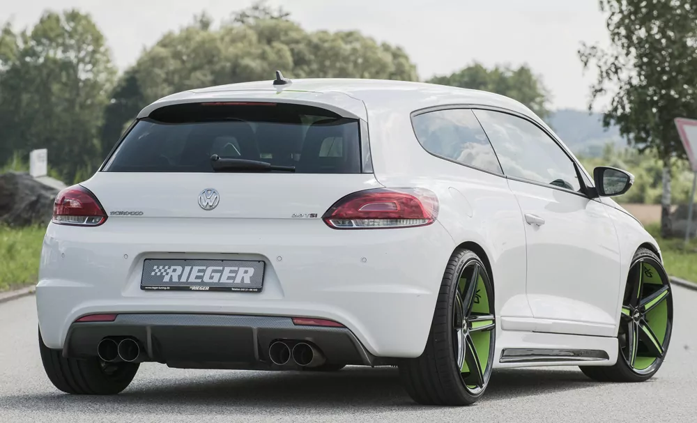 Rieger Seitenschweller rechts  carbon look für VW Scirocco 3 (13) 2-tür. 08.08-