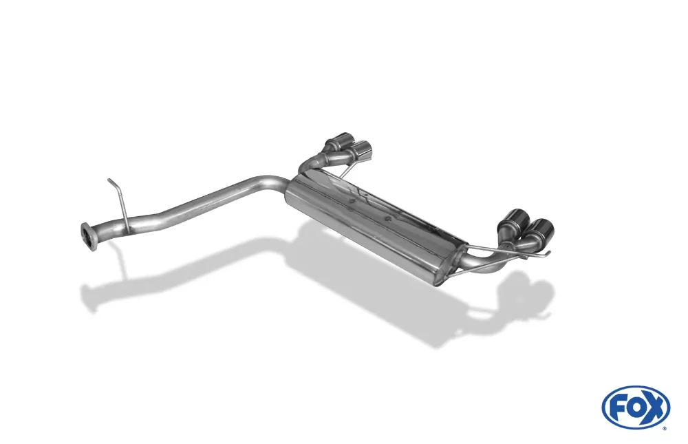 Honda Prelude IV BB2/3  Endschalldämpfer quer Ausgang rechts/links - 2x80 Typ 13 rechts/links