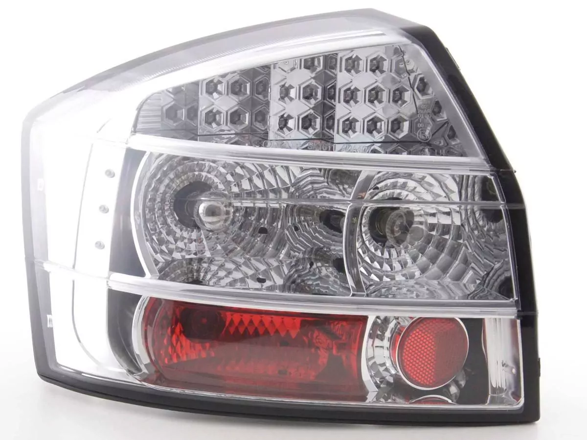 LED Rückleuchten Set Audi A4 Limousine Typ 8E Bj. 01-04 chrom