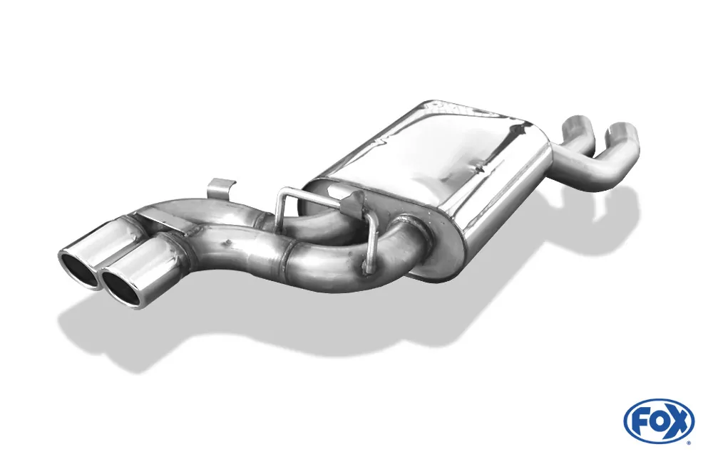 Audi V8 Typ D11  Endschalldämpfer - 2x70 Typ 16