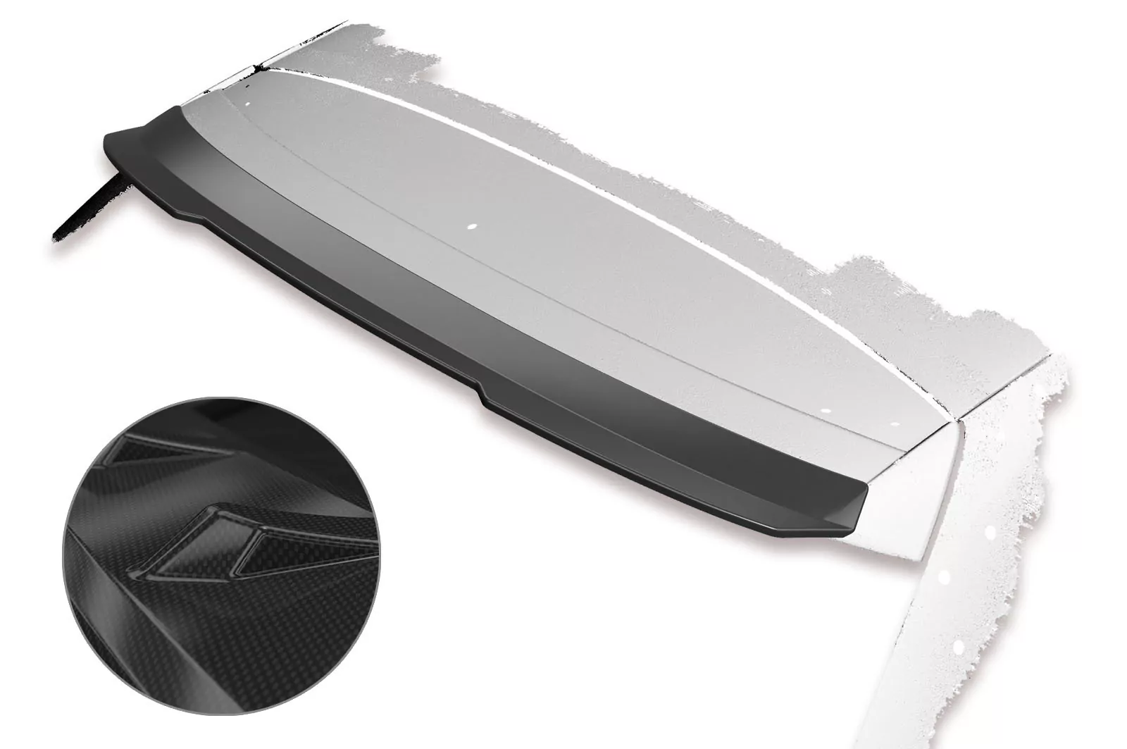 Heckflügel mit ABE für Seat Leon III 5F ST Cupra HF580-C Carbon Look Hochglanz