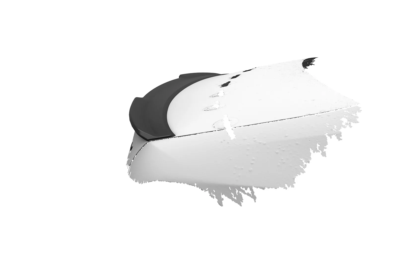 Heckflügel mit ABE für BMW 5er / i5 G60 HF149 Schwarz Strukturiert