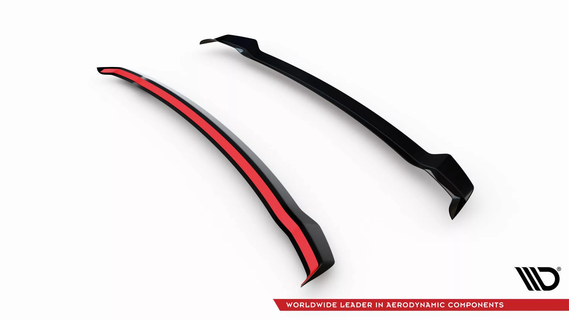 Spoiler CAP Für Ford Explorer XLT Mk6 Schwarz Hochglanz