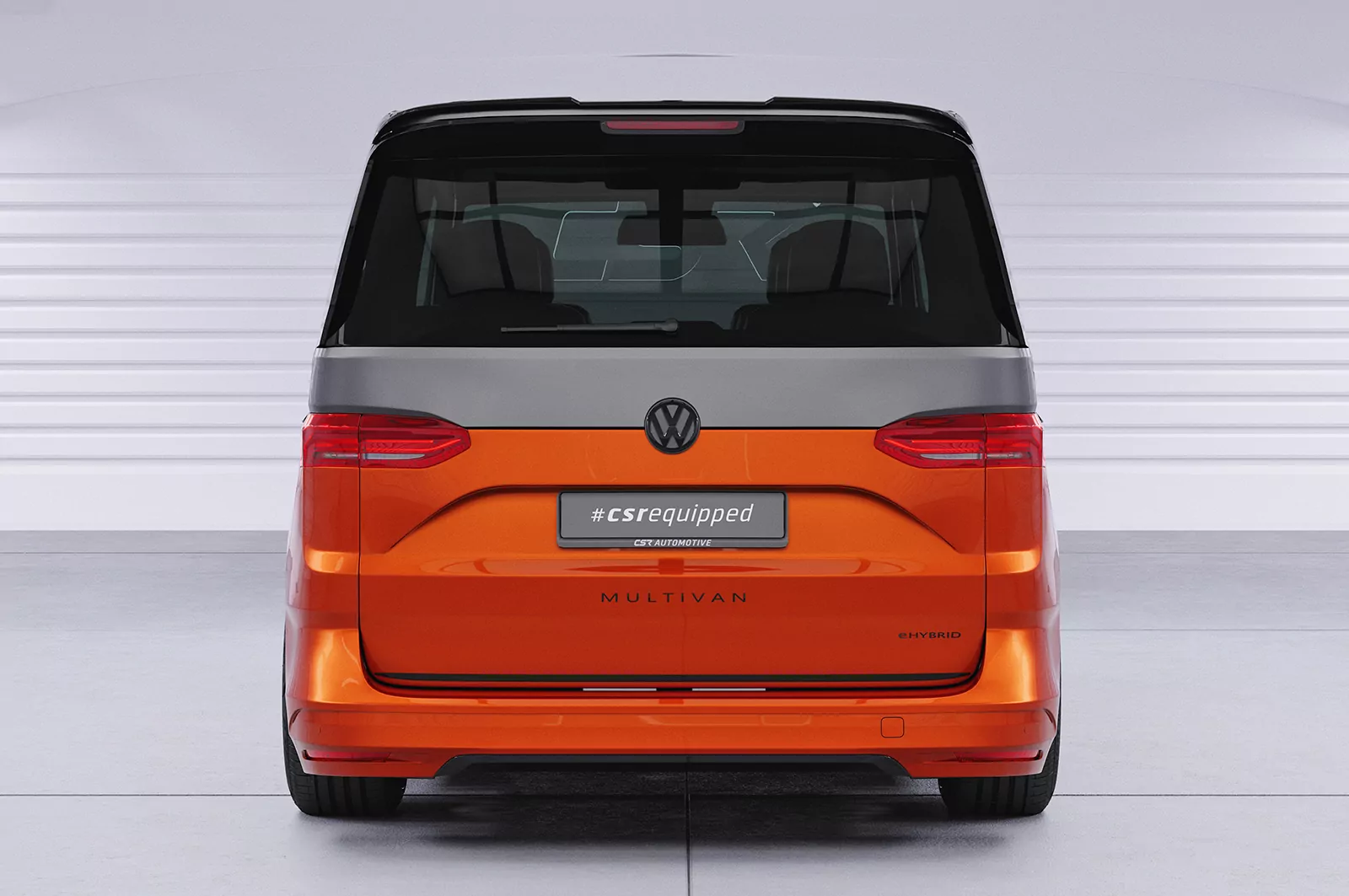 Heckflügel mit ABE für VW T7 Multivan HF925 Schwarz Strukturiert