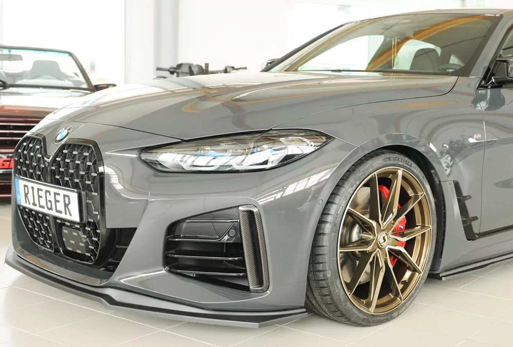 Rieger Spoilerschwert matt schwarz für BMW i4 M G26  (G4C) Gran Coupé (5-tür.)