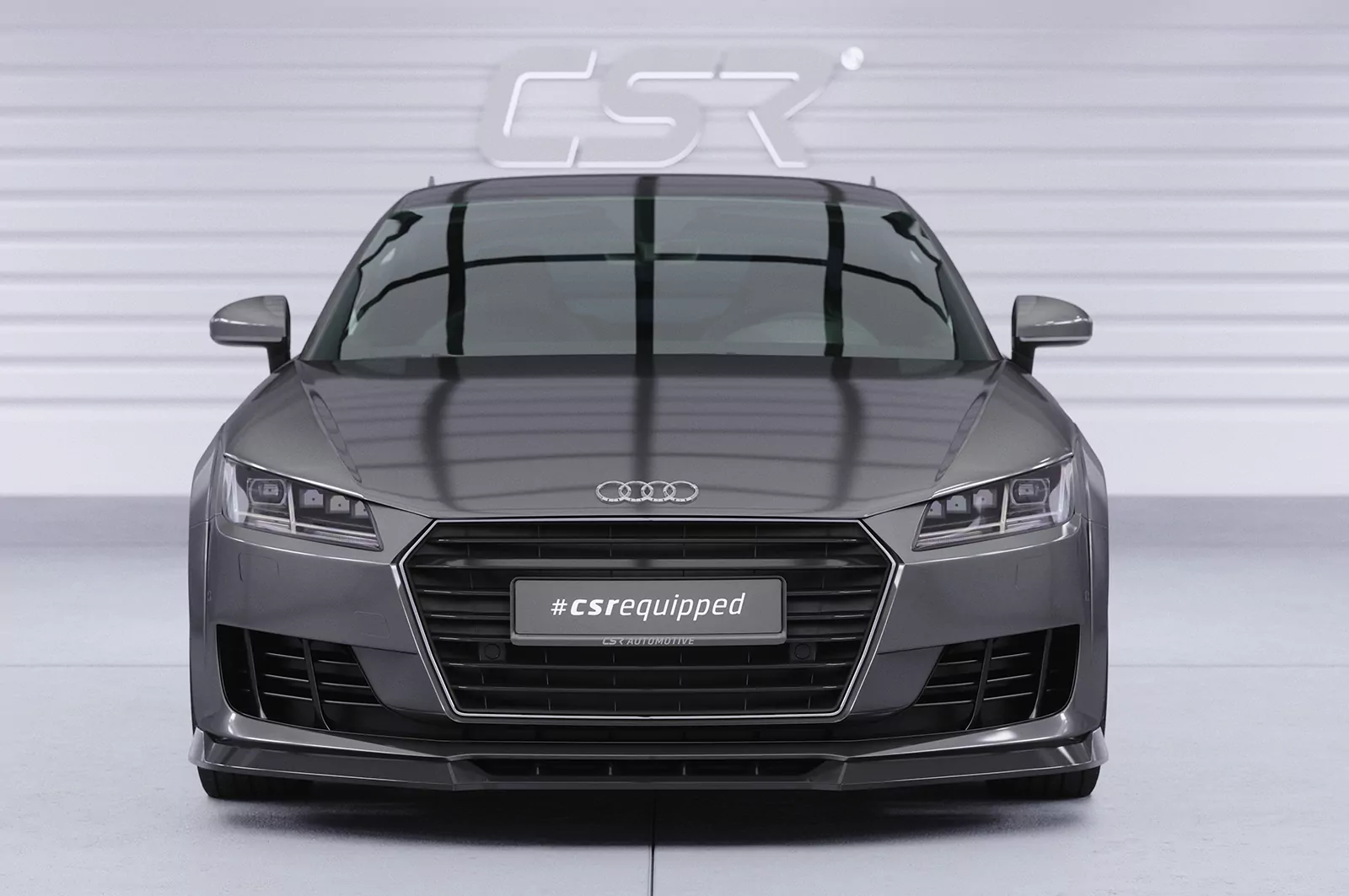 Cup-Spoilerlippe mit ABE für Audi TT FV/8S CSL835 Schwarz Strukturiert