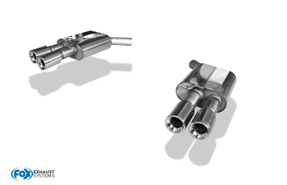 Audi A6 4G - 2,0l TFSI + 2,8l FSI Endschalldämpfer rechts/links zweiflutig - 2x90 Typ 13 rechts/links