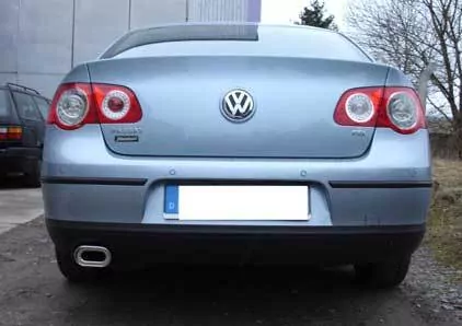 VW Passat 3C  Endschalldämpfer - 135x80 Typ 53