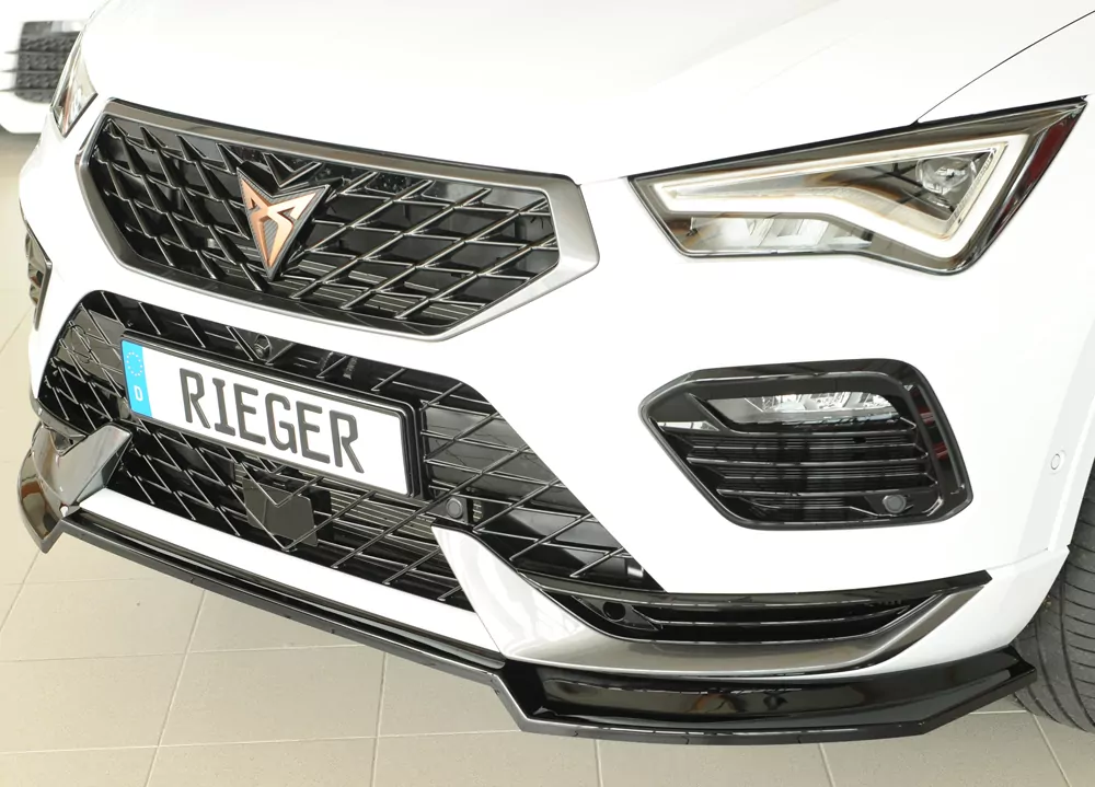 Rieger Spoilerschwert glanz schwarz für Seat Ateca Cupra (5FP)  08.20- (ab Facelift)