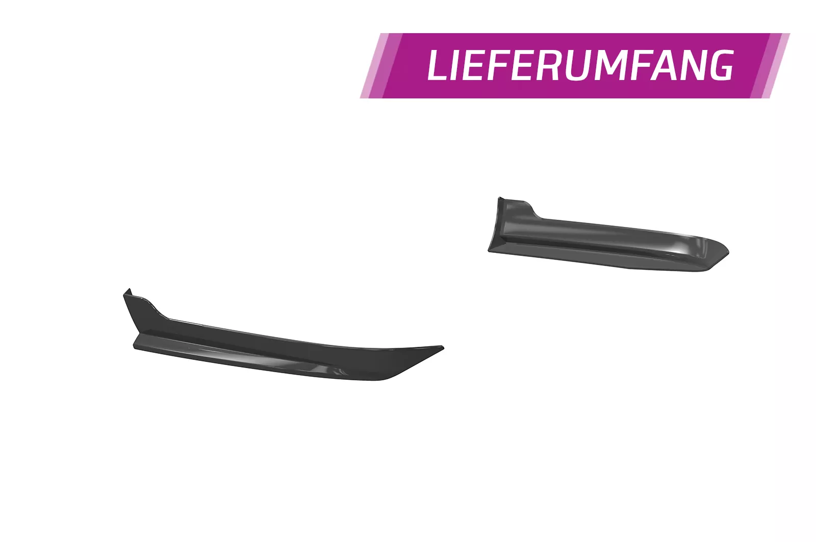 Heckansatz für VW Golf 7 Variant HA295 Schwarz Strukturiert