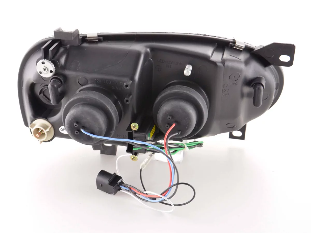 Scheinwerfer Set Daylight LED TFL-Optik VW Golf 3 Typ 1HXO 1EXO Bj. 91-97 chrom
