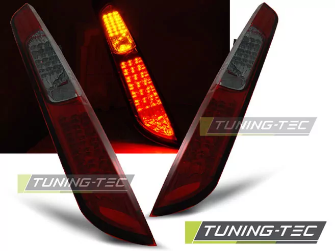 Ford Focus Mk2 08-10 Hb Red Smoke Led 