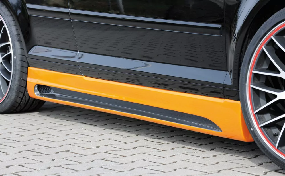 Rieger Seitenschweller links  carbon look für Audi A3 (8P) 3-tür. 07.08- (ab Facelift)