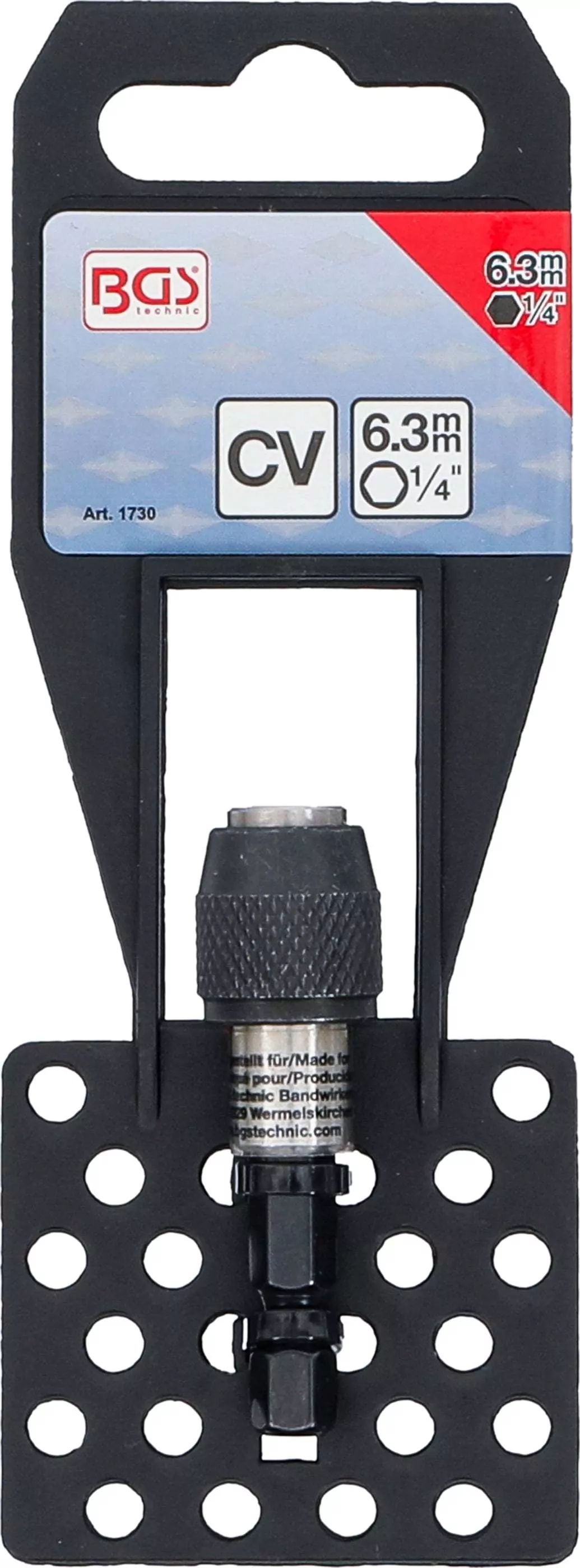 Automatischer Bithalter | Abtrieb Innensechskant 6,3 mm (1/4") | 50 mm