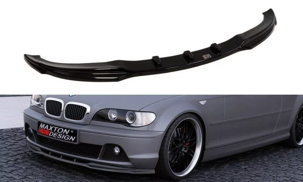 Front Ansatz Passend Für Passend Für BMW 3er E46 COUPE FL Schwarz Hochglanz Schwarz Hochglanz
