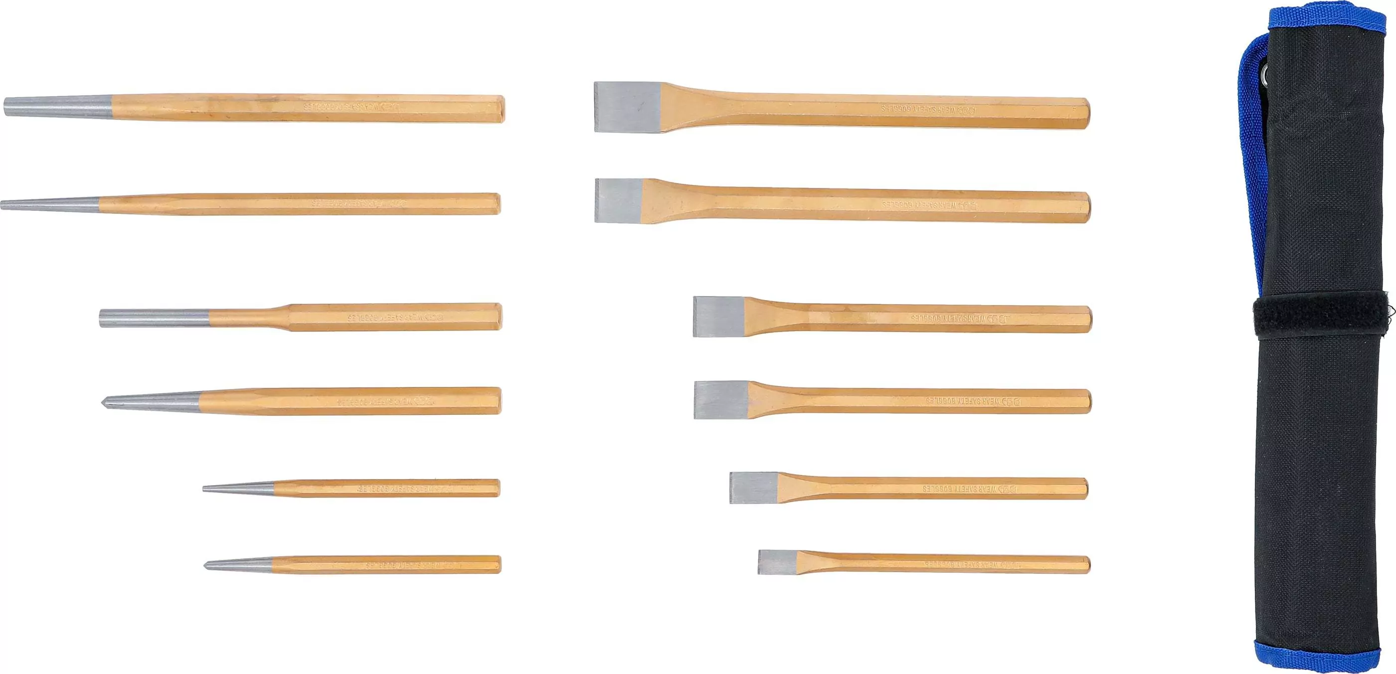 Splintentreiber-/ Meissel-/ Körner-Satz | 12-tlg.