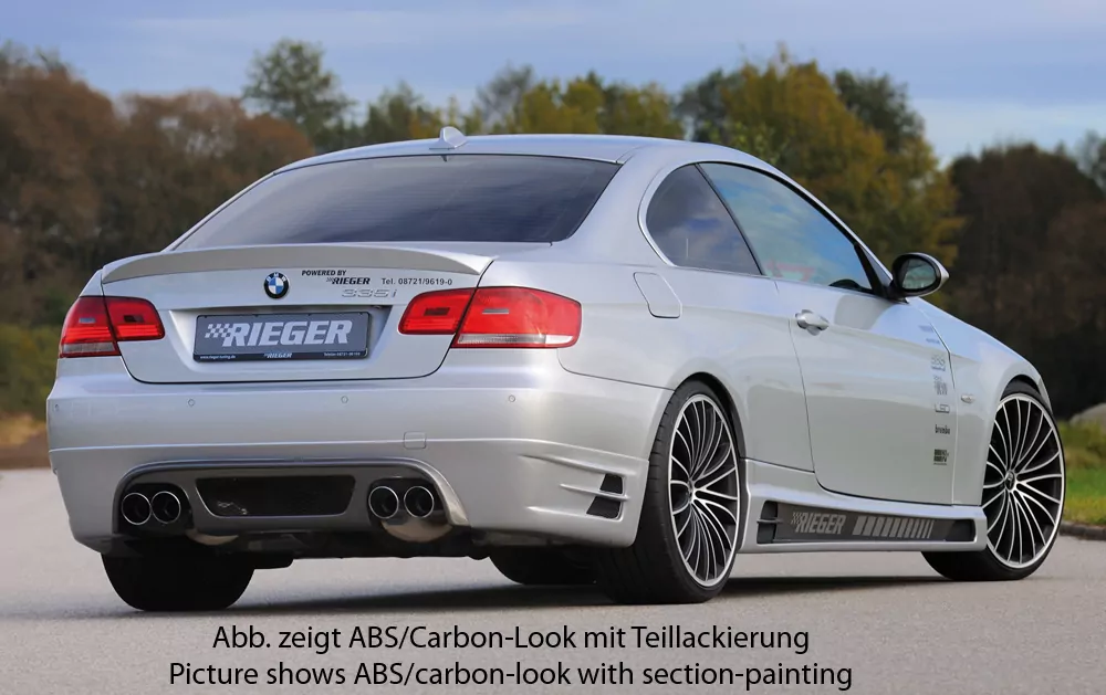 Rieger Heckansatz für BMW 3er E93 | Cabrio 03.07-02.10 (bis Facelift) Nur für 335i !
