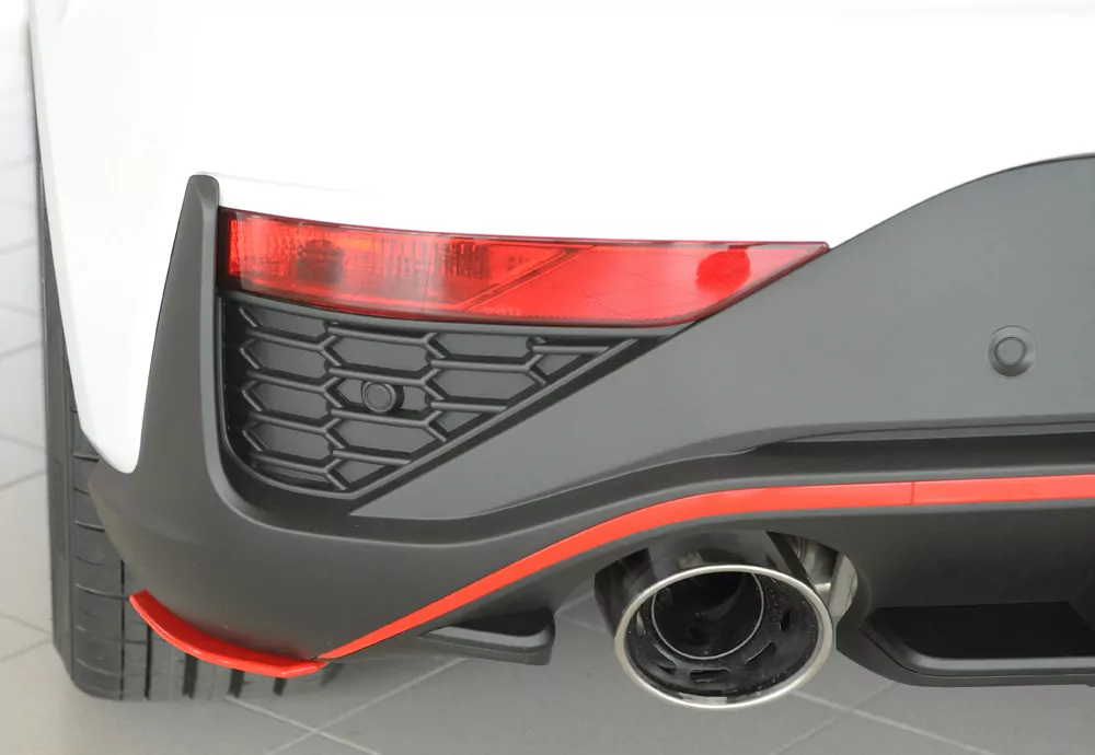 Rieger Heckschürzenansatz seitlich links für Hyundai i30 N-Performance  (PDE) 5-tür. (Schrägheck) 05.21- (ab Facelift)