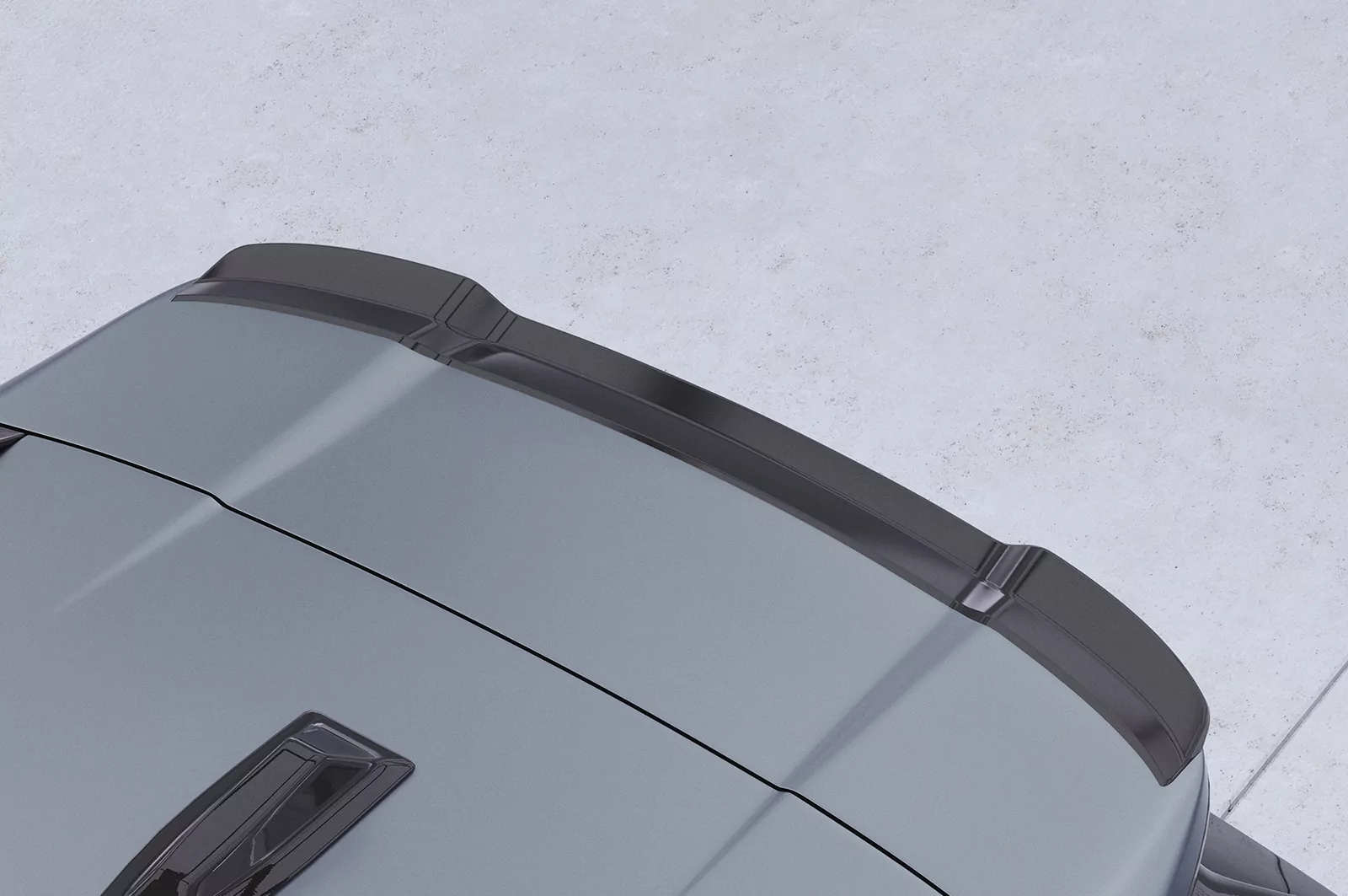 Heckflügel mit ABE für BMW X1 / iX1 U11 HF044 Schwarz Strukturiert