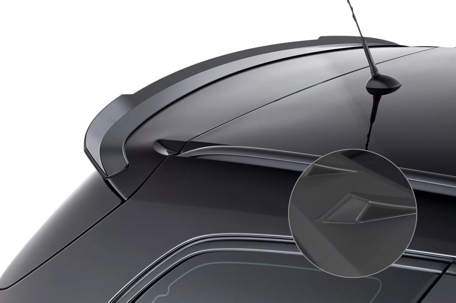 Heckflügel mit ABE für Opel Astra J Sports Tourer Lackierfreundlich (schwarz matt)