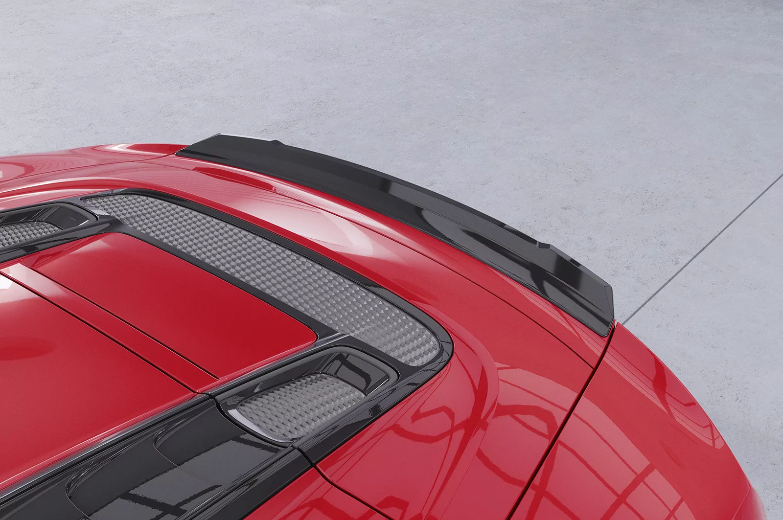 Heckflügel mit ABE für Audi R8 (4S) Spyder HF760 Strukturiert (schwarz matt)