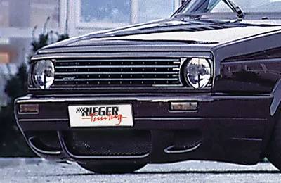 Rieger Spoileransatz für VW Golf 2 -  83-91 carbon optik