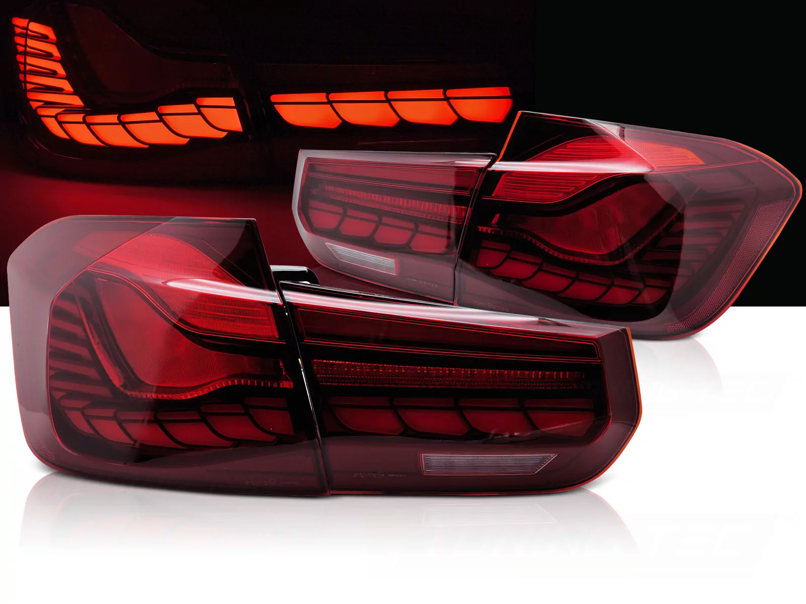Oled Tail Lights Red Fits Bmw F30 11-18