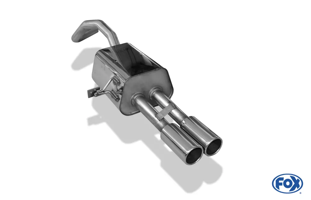 Renault Megane III Schrägheck/ Coupe  Endschalldämpfer - 2x80 Typ 12