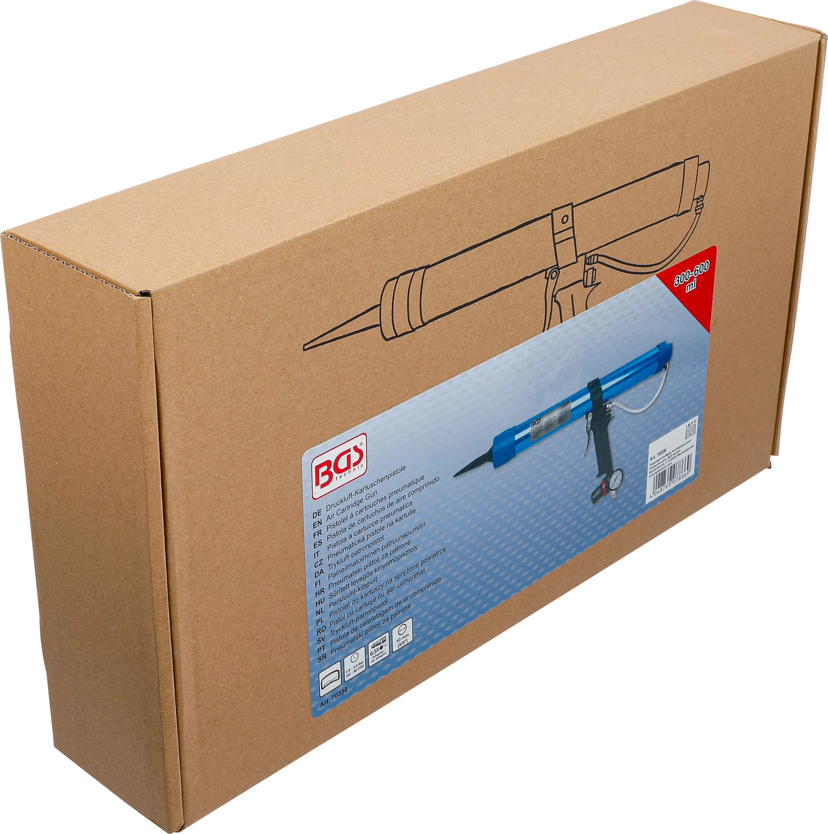 Druckluft-Kartuschenpistole