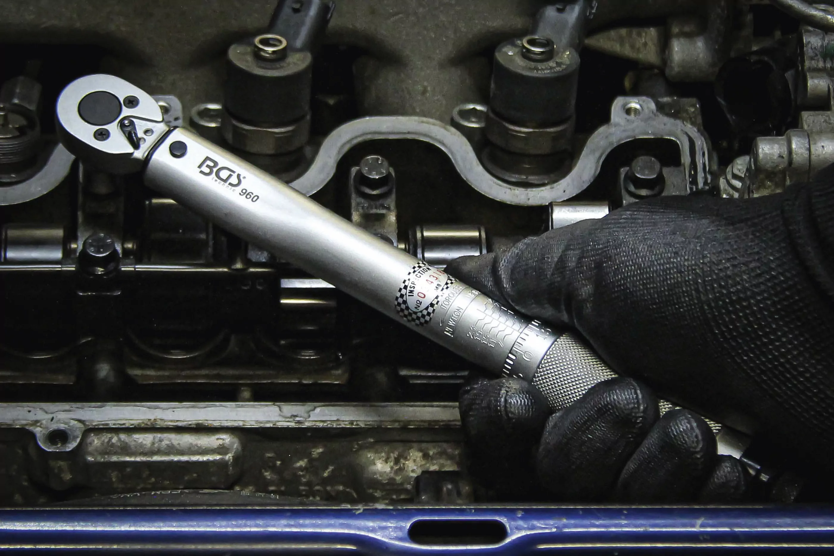 Drehmomentschlüssel | Abtrieb Außenvierkant 6,3 mm (1/4") | 5 - 25 Nm