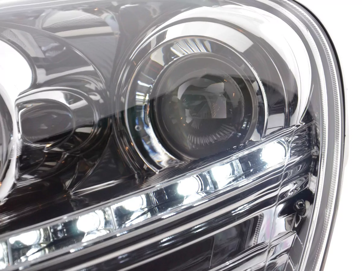 Scheinwerfer Set Daylight LED Tagfahrlicht VW Golf 5 Bj. 03-08 chrom