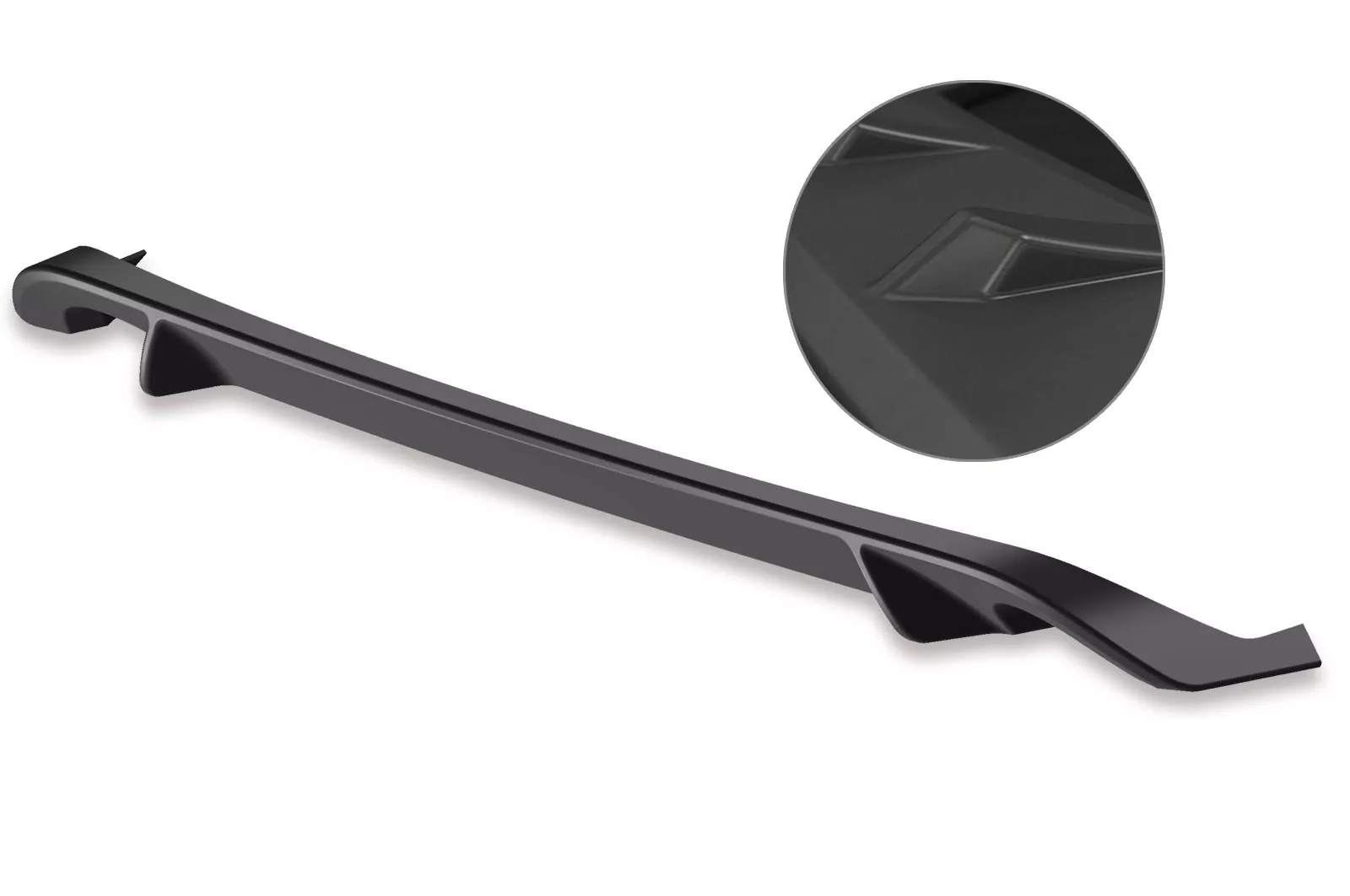 Heckansatz für VW Golf 6 Lackierfreundlich (schwarz matt)