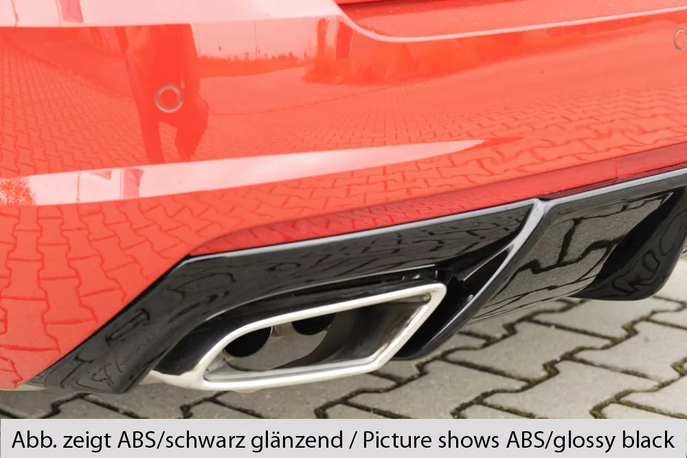 Rieger Heckeinsatz für Skoda Octavia RS (5E) | Combi 02.17- (ab Facelift) bei Bestellung bitte genaue Motorisierung angeben!