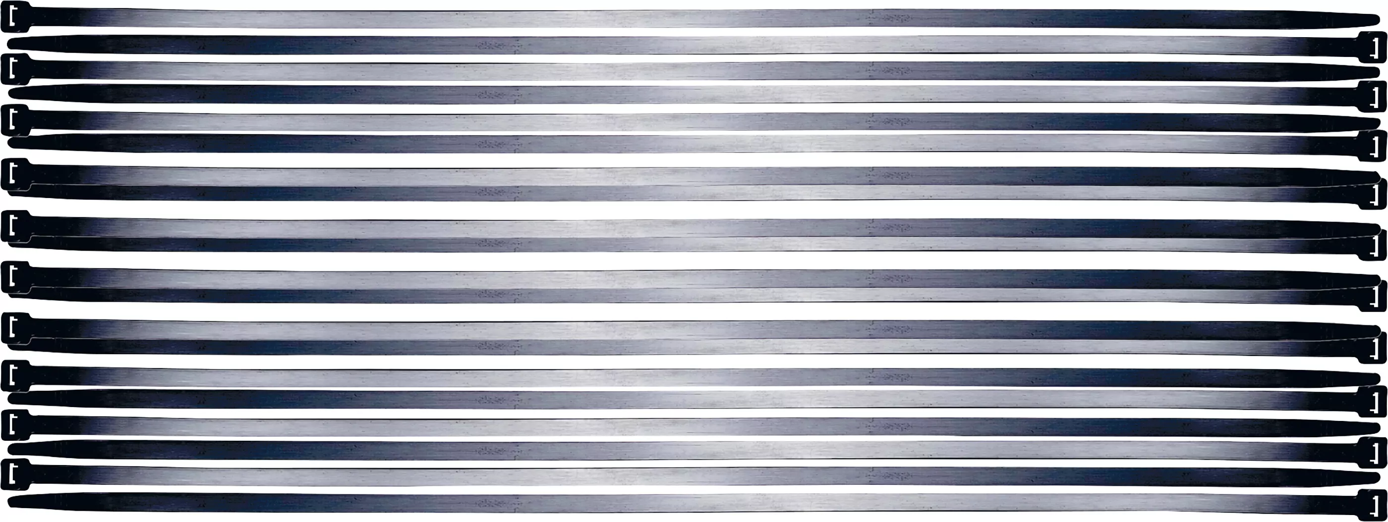 Kabelbinder-Sortiment | schwarz | 7,6 x 500 mm | 20-tlg.