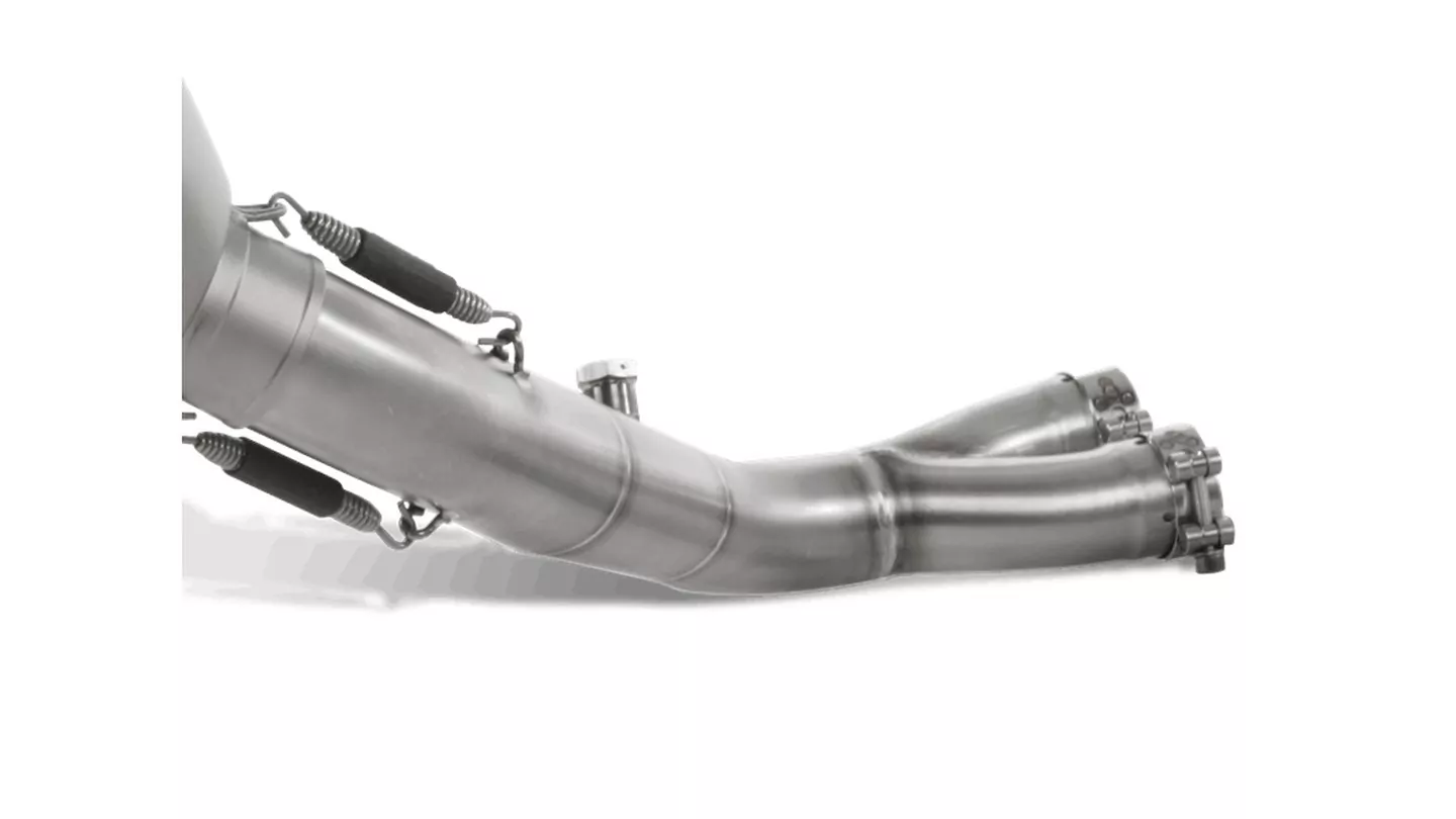 Akrapovic Optional Link Pipe (SS) Auspuffanlage für Honda CB1000R Modelljahr 2008-2016