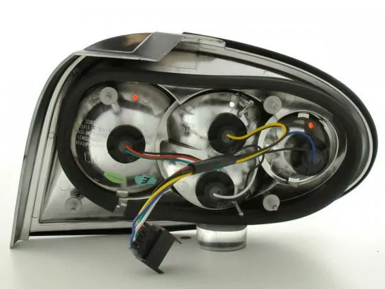 Rückleuchten Set Renault Megane 3-trg. Typ DABALAKAEA Bj. 99-02 schwarz