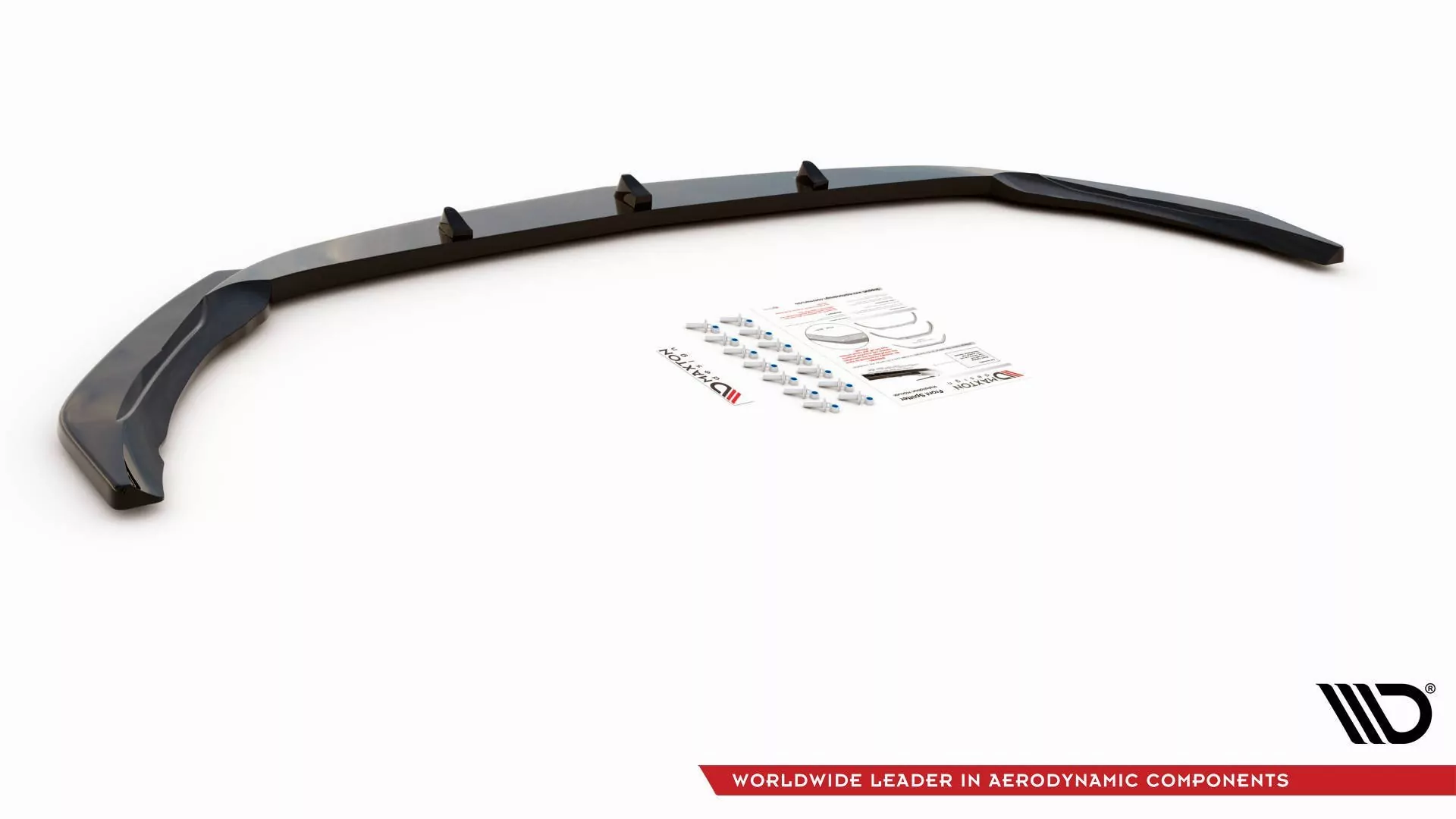 Front Ansatz V.3 Für Mercedes-AMG CLA 45 Aero C118 Schwarz Hochglanz